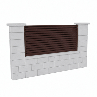 Výplň plotová DEKMETAL RAZZO MIC82 corten dark