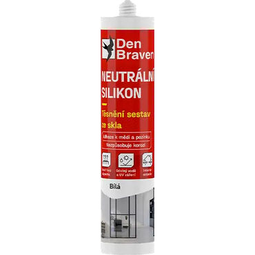 Silikon neutrální Den Braven OXIM bílý 280 ml