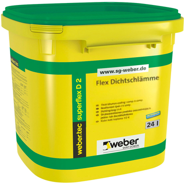 Stěrka těsnicí webertec superflex D2 24 kg