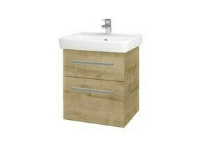 Skříňka umyvadlová Dřevojas Q MAX SZZ2 55 Arlington/Arlington vč. umyvadla Q