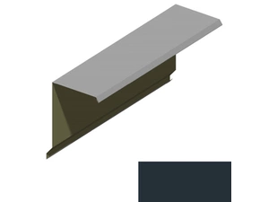 Ukončení pultové střechy RS360A-75 SP 25 s okapnicí RAL 7016 antracitově šedá