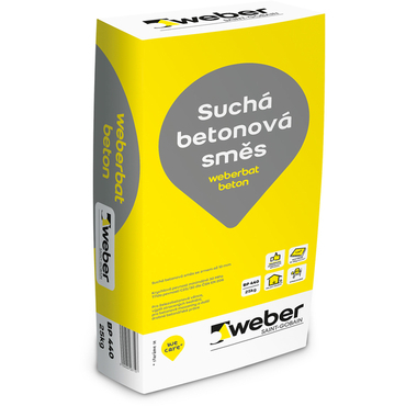 Beton C25/30 weberbat beton 25 kg