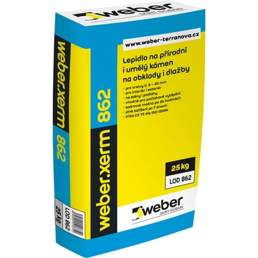 Lepidllo cementové C2TE weberxerm 862 25 kg