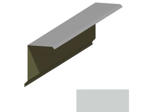 Lemování okraje RS360Q SP 25 s okapnicí RAL 9006 stříbrná