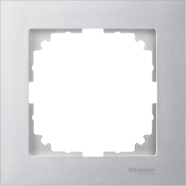 Rámeček Schneider Merten M-Pure jednonásobný aluminium