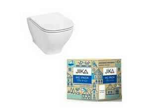WC závěsné Jika DEEP by JIKA pack Vortex/Rimless včetně sedátka