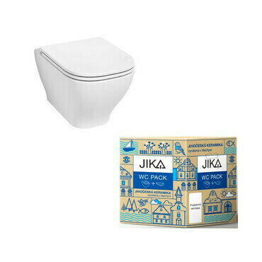 WC závěsné Jika DEEP by JIKA pack Vortex/Rimless včetně sedátka