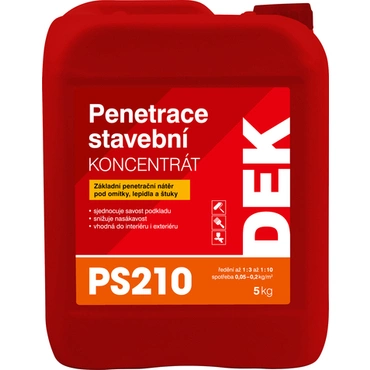 Penetrace stavební koncentrát DEK PS210 5 kg