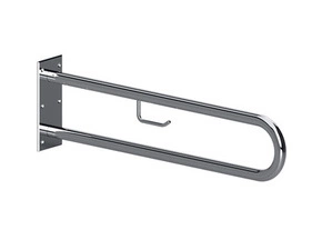 Madlo podpěrné ve tvaru U Bemeta Help s držákem TP 600 mm bez krytky nerez lesklý