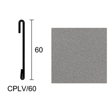 Krycí profil Profilpas PROTEC CPLV/60 kámen