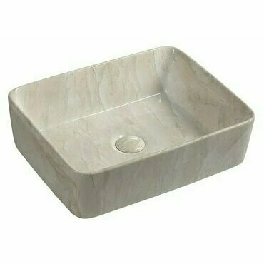 Umyvadlo na desku Sapho Dalma 475×375 mm marfil MM527