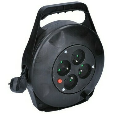 Kabel prodlužovací PVC na bubnu Solight 10 m 1,5 mm2 IP 20