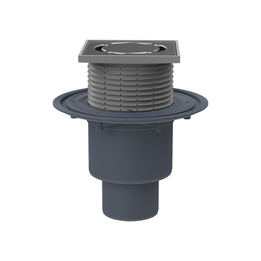 Vpust podlahová HL310Prblue DN 50/75/110 svislý odtok