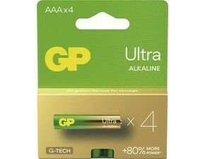 Baterie GP Ultra Alkaline AAA 4 ks