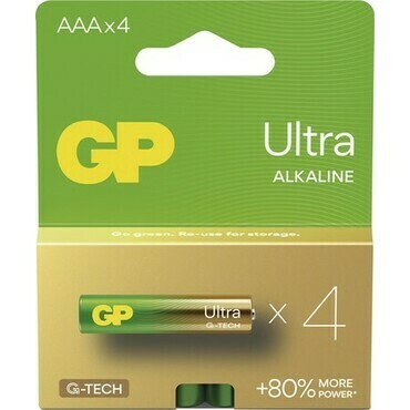 Baterie GP Ultra Alkaline AAA 4 ks