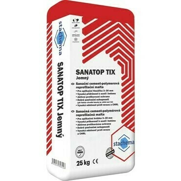 Hmota reprofilační Stachema SANATOP TIX jemná R4 2 mm 25 kg