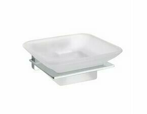 Mýdlenka skleněná Bemeta Niki chrom