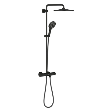 Systém sprchový termostatický Grohe Rainshower SmartActive 310 phantom black 22119KF0