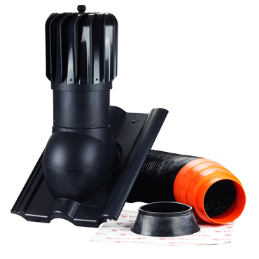 Komplet odvětrání Betonpres Turbína DN150 černá