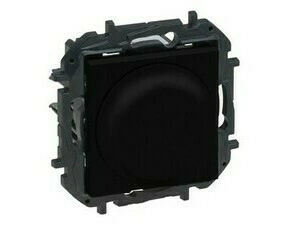 Stmívač otočný Legrand Niloé Step 300 W černá