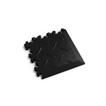 Dlaždice rohová Fortelock Machine industry diamant BLACK