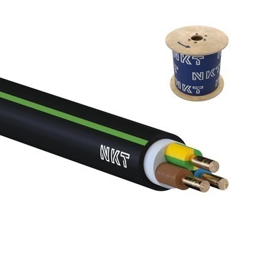 Kabel CYKY-J 3× 2,5 RE 500 m/cívka