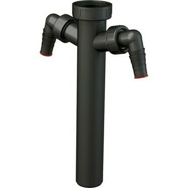 Mezikus Alca A44M-ECO DN 40 s převlečnou maticí 6/4" a dvěmi přípojkami