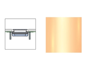 Rošt Profilpas FLAT COVER XPF/60 leštěné růžové zlato