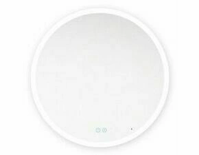 Zrcadlo s LED osvětlením ESB EMILIAZ60KLED průměr 60 cm se senzorem pískované
