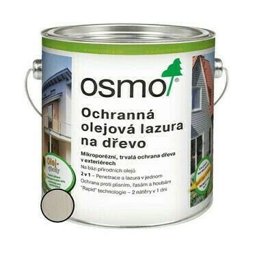 Lazura olejová ochranná Osmo 906 perlově šedá 0,75 l