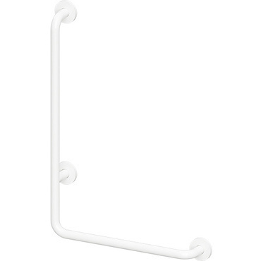 Držadlo nástěnné opěrné Bemeta Help 890 mm levé s krytkou bílé