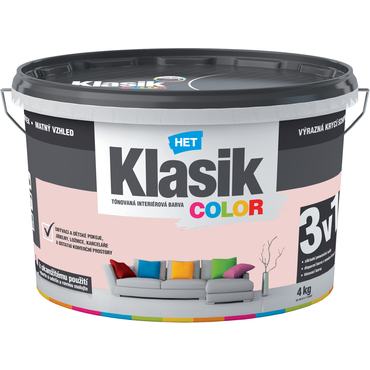 Malba interiérová HET Klasik Color grepový 4 kg