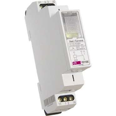 Relé pomocné ETI VS116K white