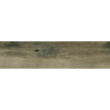 Schodovka Rako SALOON 30×120 cm tmavě hnědá DCPVD748