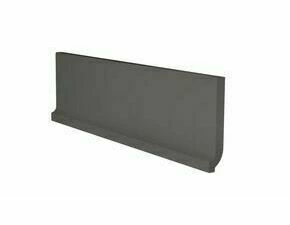 Sokl s požlábkem Rako Taurus Color 8×30 cm tmavě šedá TSPKF007