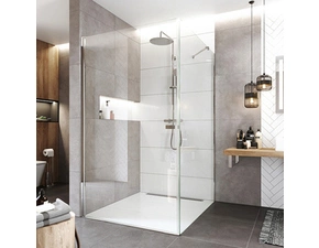 Dveře sprchové + boční stěna Mereo Novea CK11913Z 800×800 mm chrom/čiré sklo