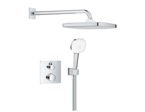 Systém sprchový termostatický Grohe Grohtherm Tempesta 250 Cube chrom 1039950000