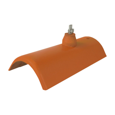 Hřebenáč hromosvodový Bramac Novo s příchytkou cihlově červená