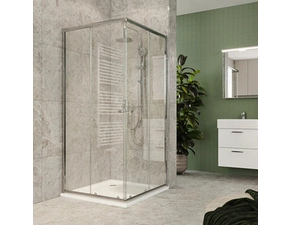 Kout sprchový Mereo Kora Lite CK34123Z 900×900 mm chrom/čiré sklo
