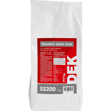Sádra stavební DEK 1 kg šedá