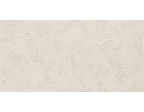 Dlažba Atlas Concorde 3D WALL CARVE 40×80 cm Leaf Ivory matný
