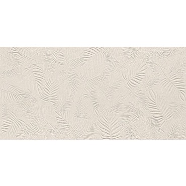 Dlažba Atlas Concorde 3D WALL CARVE 40×80 cm Leaf Ivory matný