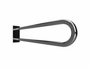 Madlo podpěrné ve tvaru U Bemeta Help 750 mm s krytkou nerez lesklý