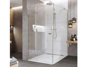 Dveře sprchové + boční stěna Mereo Novea CK10116ZL 800×1 000 mm levé chrom/čiré sklo