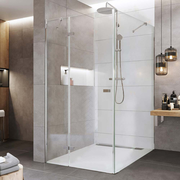 Dveře sprchové + boční stěna Mereo Novea CK10116ZL 800×1 000 mm levé chrom/čiré sklo