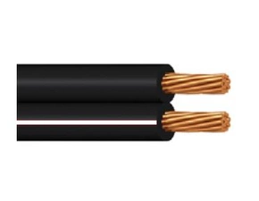 Kabel flexibilní V03VH-H (CYH) 2× 1 metráž černá, bílá