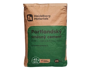 Cement portlandský směsný Heidelberg Materials CEM II/B-M(V-LL) 32,5 R 25 kg