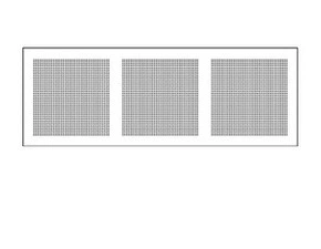 Deska perforovaná Rigips Gyptone BIG Sixto 65 900×2 700 mm bílá