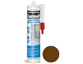 Tmel silikonový sanitární Ceresit CS 25 chocolate 280 ml