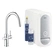 Baterie dřezová stojánková Grohe Blue Home s chladícím zařízením a filtrací, výpusť C vytahov chrom